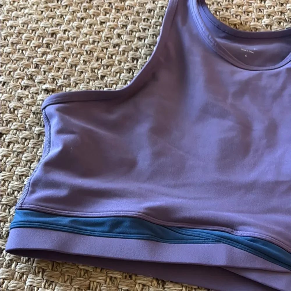 Johnny Was Purple and Teal Bra